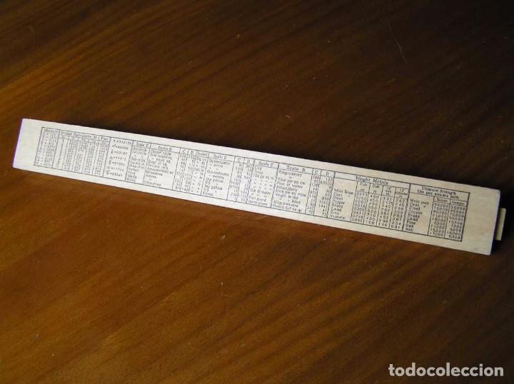 Antig&uuml;edades: REGLA DE CALCULO DE MADERA ENGINEERING INSTRUMENTS MADE IN U. S. A. SLIDE RULE RECHENSCHIEBER - Foto 17