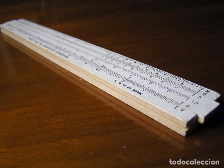 Antig&uuml;edades: REGLA DE CALCULO DE MADERA ENGINEERING INSTRUMENTS MADE IN U. S. A. SLIDE RULE RECHENSCHIEBER - Foto 24