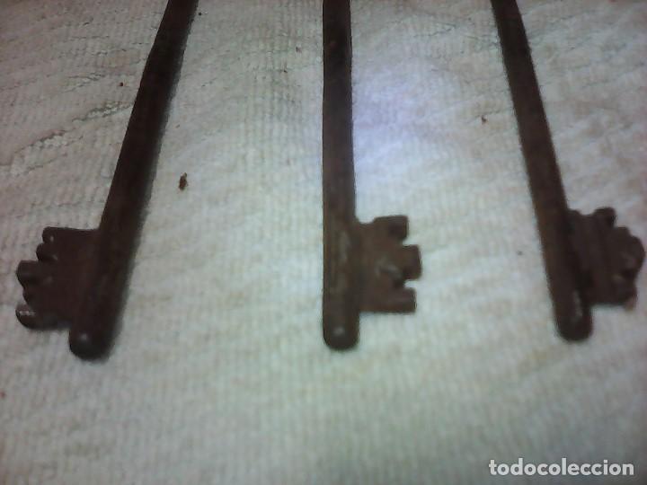 Antig&uuml;edades: llaves antiguas para coleccion - Foto 3