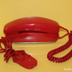 Teléfonos: TELEFONO DE GONDOLA ANTIGUO COLOR ROJO DE SOBREMESA - MARCA CITESA -AÑOS 70 FUNCIONA PERFECTAMENTE