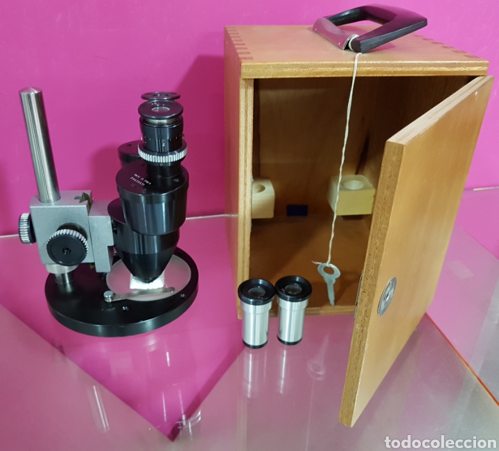 Antig&uuml;edades: Lupa BinOcular con dos aumentos y caja bobes - Foto 3