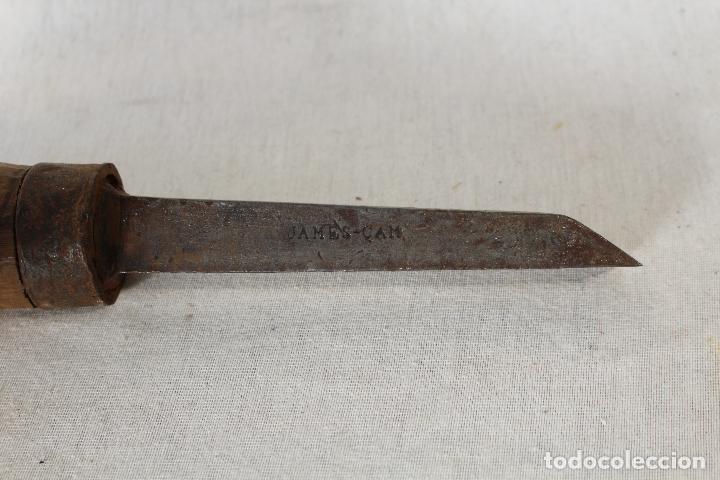 Antig&uuml;edades: cincel antiguo de carpinteria marca james-cam - Foto 4