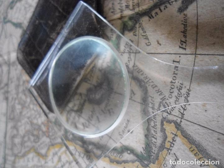 Antig&uuml;edades: ANTIGUA LUPA CON SU FUNDA DE PIEL - Foto 3