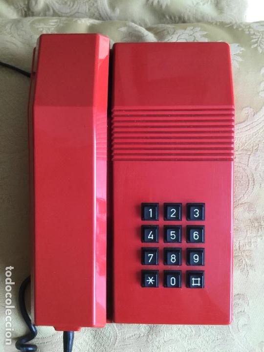 Tel&eacute;fonos: TELEFONO TEIDE ROJO DE SESA A&Ntilde;O 1987 - Foto 5
