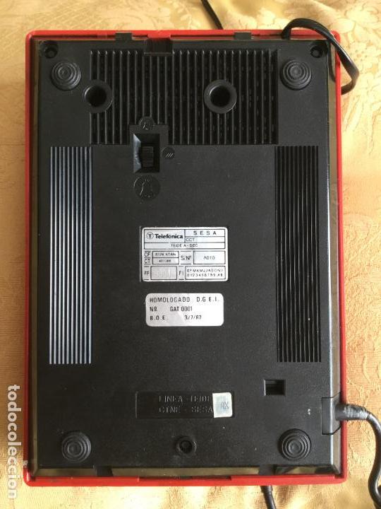 Tel&eacute;fonos: TELEFONO TEIDE ROJO DE SESA A&Ntilde;O 1987 - Foto 10