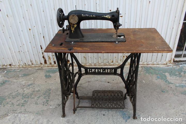 Antig&uuml;edades: maquina de coser singer 16 k 33 - Foto 10