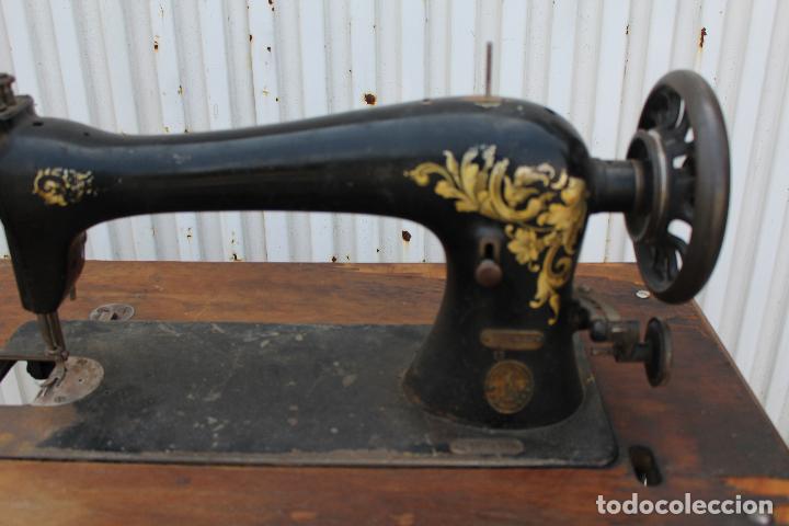Antig&uuml;edades: maquina de coser singer 16 k 33 - Foto 4