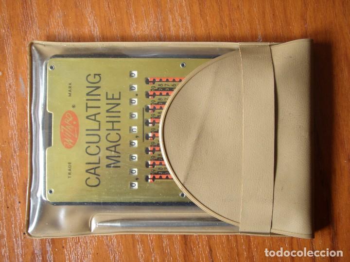 Antig&uuml;edades: CALCULADORA MECANICA WIZARD COMPLETA - Foto 2