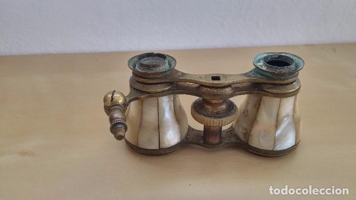 Antig&uuml;edades: Binoculares nacarados - Foto 1