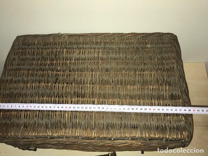 Antig&uuml;edades: ANTIGUA CESTA PARA PECES O ELEMENTOS DE CAZA - Foto 3