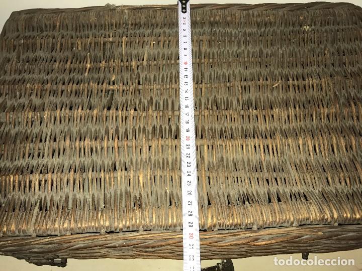Antig&uuml;edades: ANTIGUA CESTA PARA PECES O ELEMENTOS DE CAZA - Foto 4
