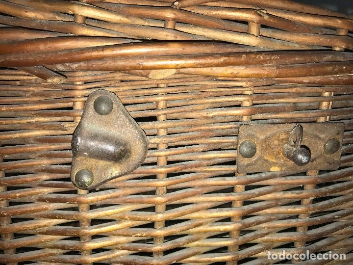 Antig&uuml;edades: ANTIGUA CESTA PARA PECES O ELEMENTOS DE CAZA - Foto 10