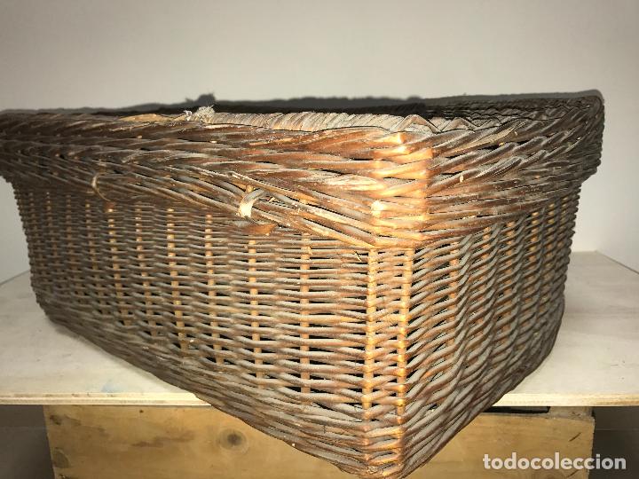 Antig&uuml;edades: ANTIGUA CESTA PARA PECES O ELEMENTOS DE CAZA - Foto 13
