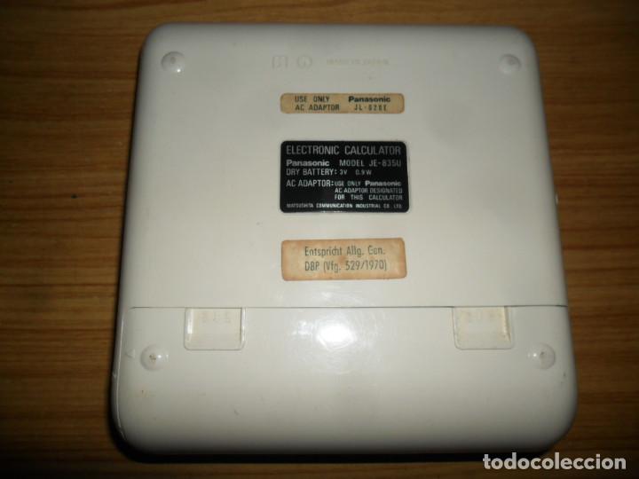 Antig&uuml;edades: Calculadora de sobremesa Panasonic 835 (1970) funcionando - Foto 3