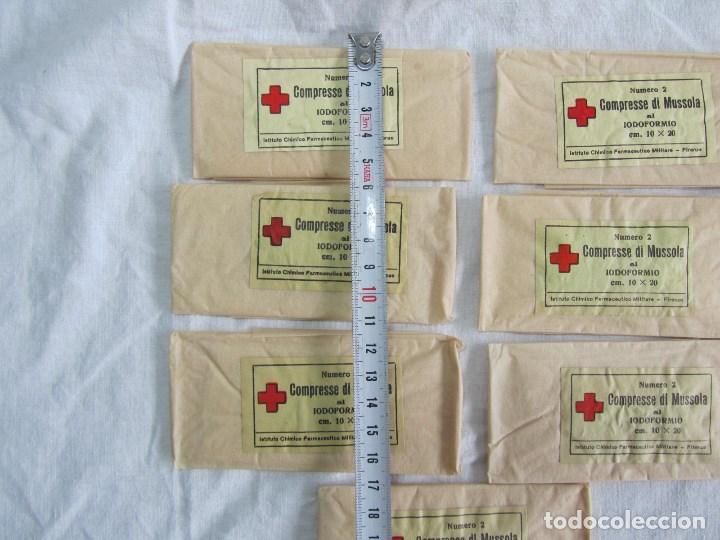 Antig&uuml;edades: 7 sobres de antiguas compresas francesas. Sin usar - Foto 3