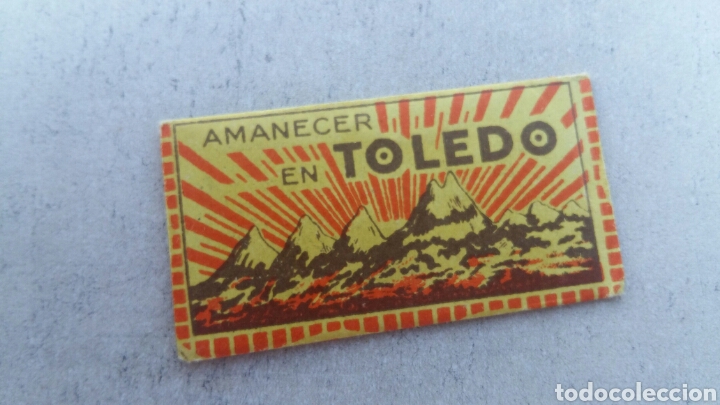 Antig&uuml;edades: Hoja Afeitar - AMANECER EN TOLEDO. Sin usar - Foto 1