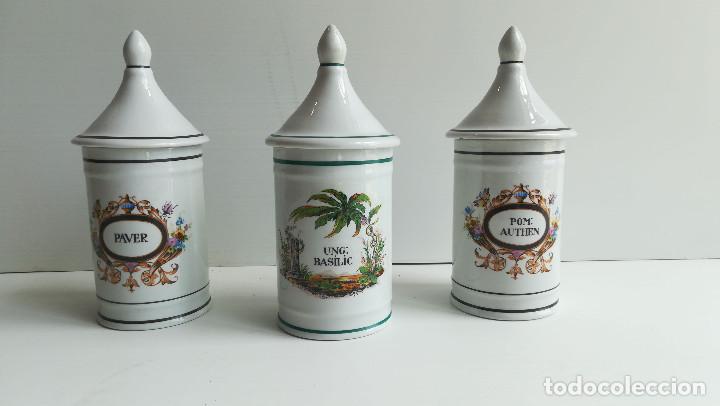 Antig&uuml;edades: ALBARELO PORCELANA PARA BASILC - Foto 1