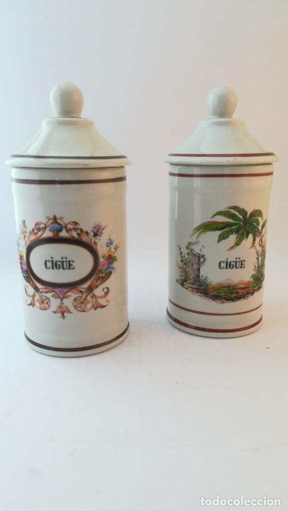 Antig&uuml;edades: ALBARELO PORCELANA PARA CIG&Uuml;E - Foto 1