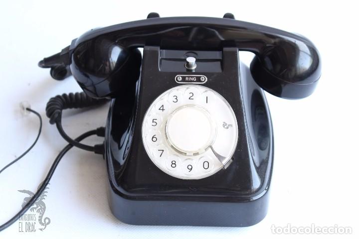 Tel&eacute;fonos: TEL&Eacute;FONO VINTAGE COLOR NEGRO - Foto 1
