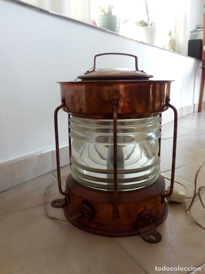 Antig&uuml;edades: L&Aacute;MPARA DE BARCO - Foto 1