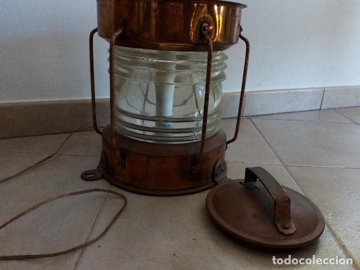 Antig&uuml;edades: L&Aacute;MPARA DE BARCO - Foto 3