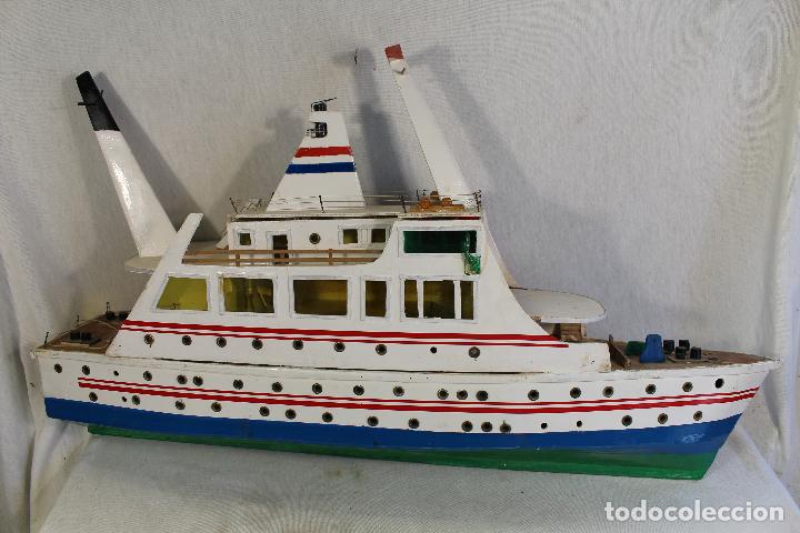 Antig&uuml;edades: barco de pasajeros en madera - Foto 3