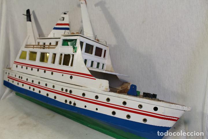 Antig&uuml;edades: barco de pasajeros en madera - Foto 8