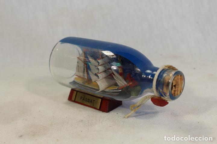Antig&uuml;edades: botella con barco passat - Foto 2