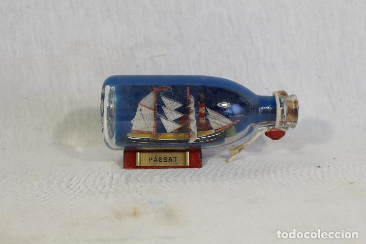 Antig&uuml;edades: botella con barco passat - Foto 4