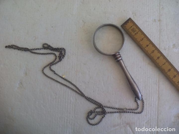 Antig&uuml;edades: Lupa con cadena para colgar. - Foto 2