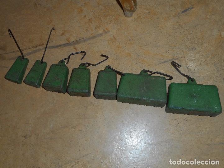 Antig&uuml;edades: Original juego de pesas - Foto 7