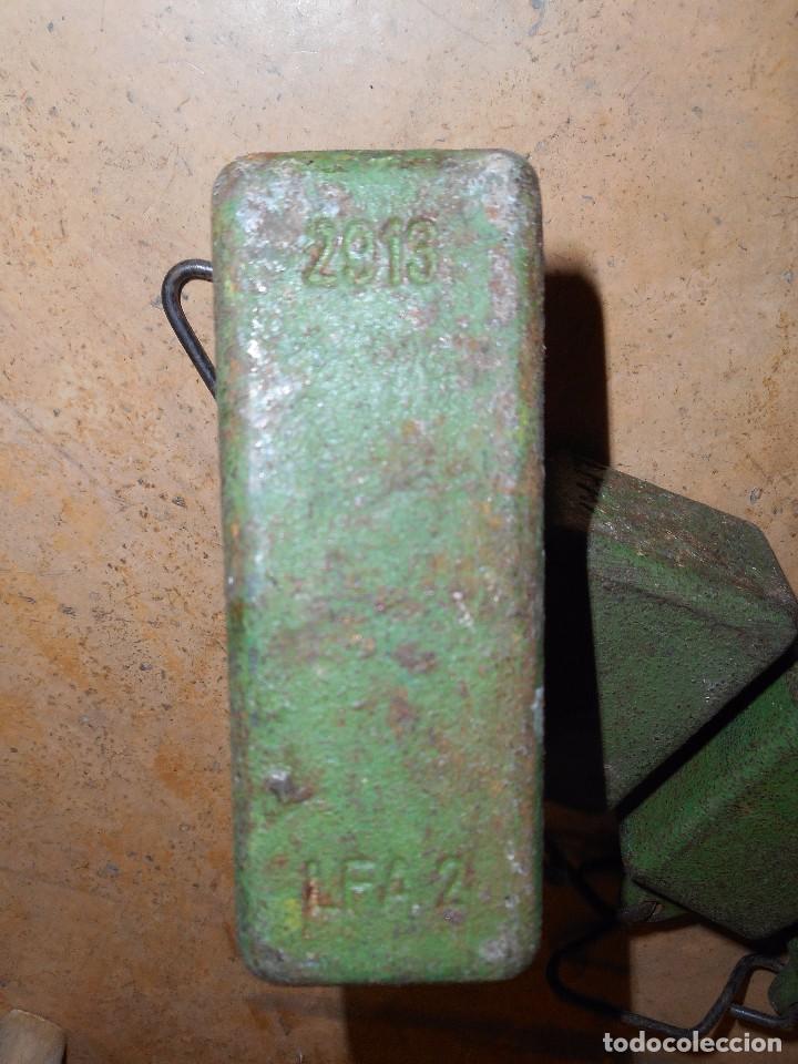 Antig&uuml;edades: Original juego de pesas - Foto 8