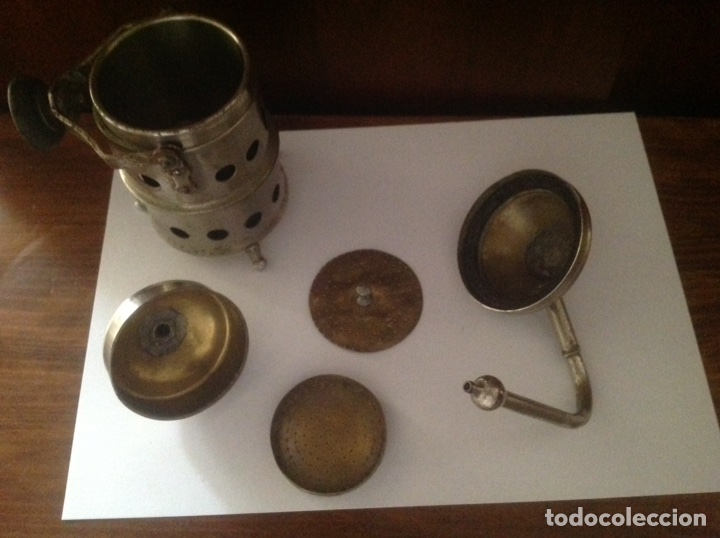 Antig&uuml;edades: Cafetera Antigua de alcohol. - Foto 3