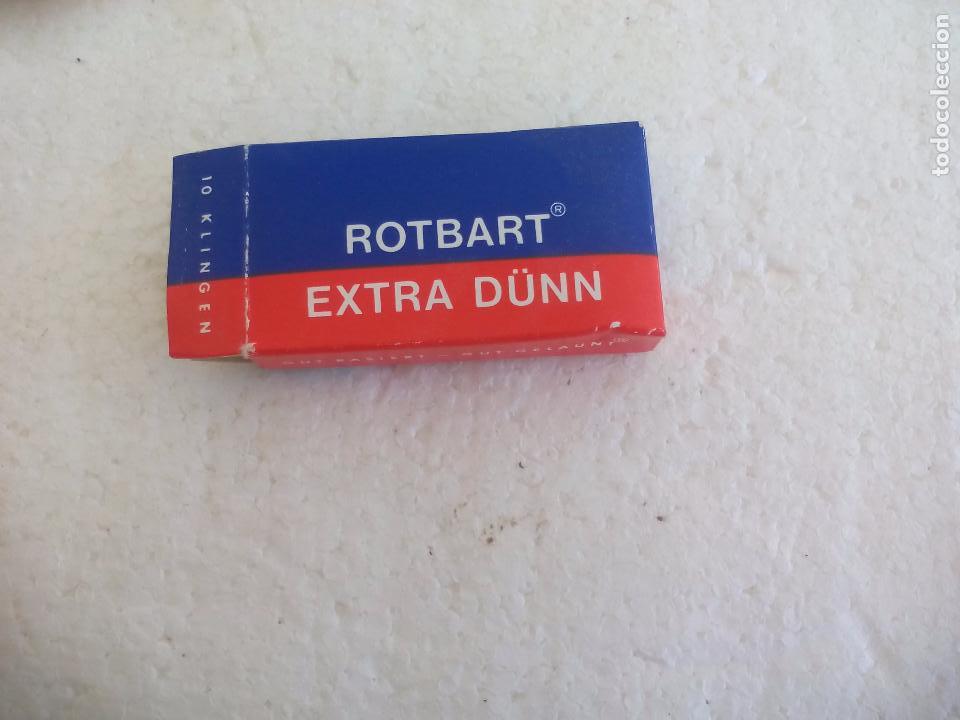 Antig&uuml;edades: Rotbart Extra D&uuml;nn. Caja con 8 hojas de afeitar. Germany - Foto 2