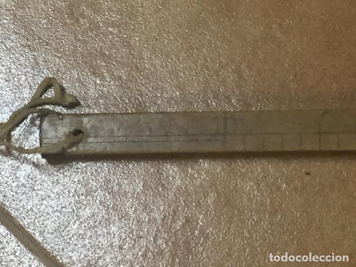 Antig&uuml;edades: ANTIGUA VARA DE MEDIR DE 50 CM. - Foto 3