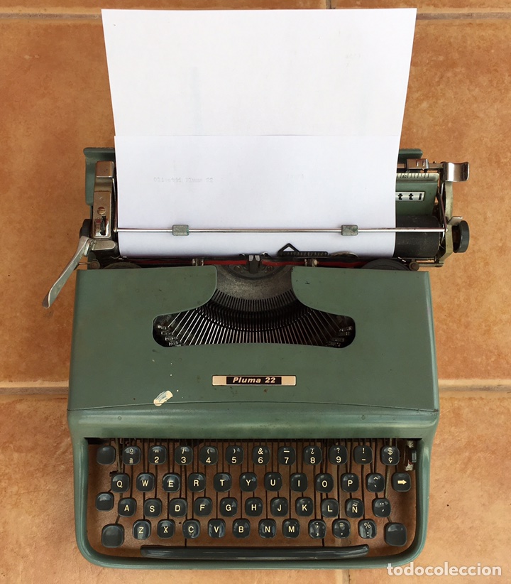 Antig&uuml;edades: M&aacute;quina de escribir Olivetti Pluma 22 - Foto 4