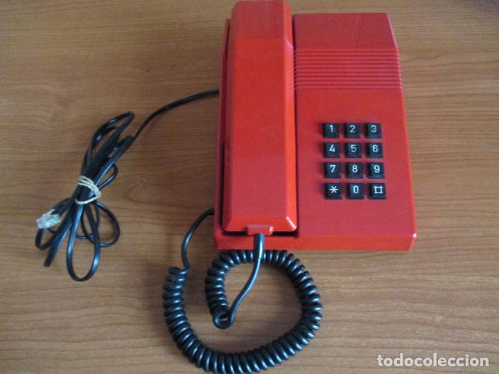 Tel&eacute;fonos: TELEFONO ROJO MODELO TEIDE (FUNCIONA PERFECTAMENTE) - Foto 1
