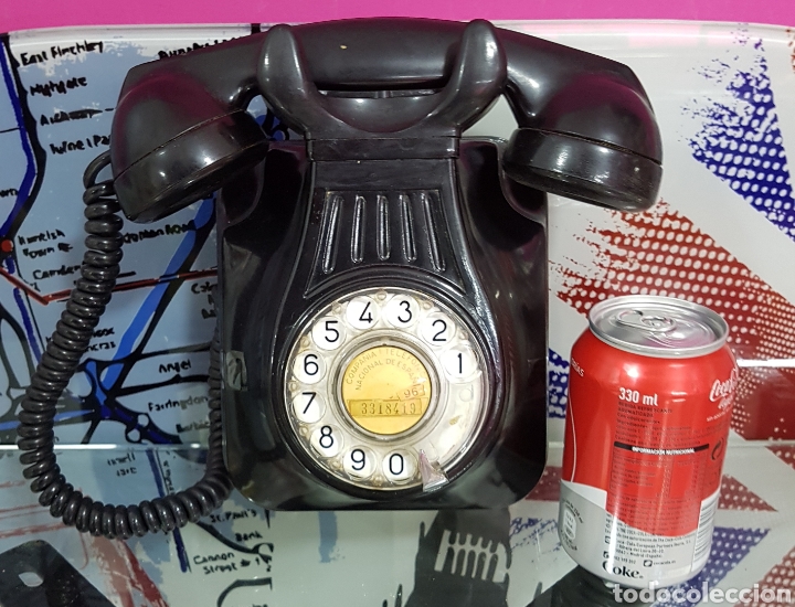 Tel&eacute;fonos: Tel&eacute;fono baquelita antiguo - Foto 1