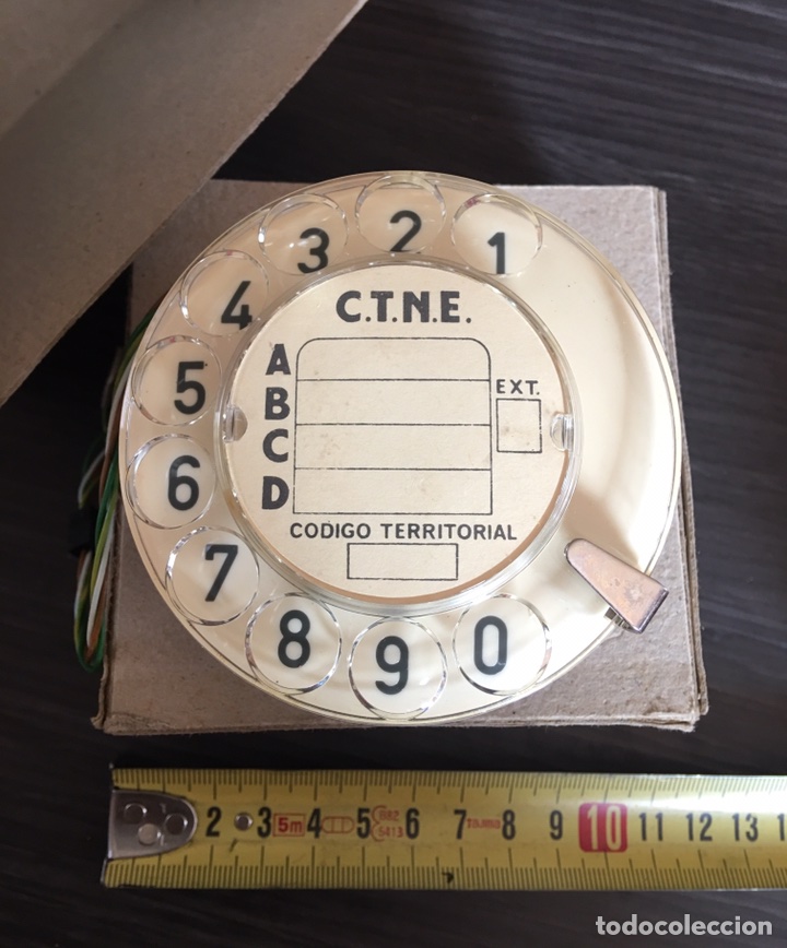 Tel&eacute;fonos: Disco dial para tel&eacute;fono antiguo Heraldo - Foto 1
