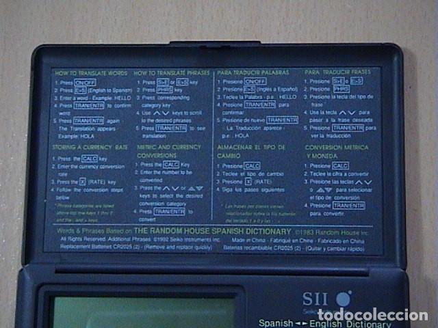 Antig&uuml;edades: SEIKO SII: SPANISH-ENGLISH DICTIONARY - Foto 2