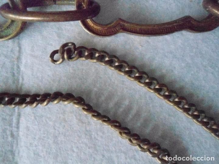 Antig&uuml;edades: LOTE DE ANTIGUAS CADENAS DE METAL - Foto 5