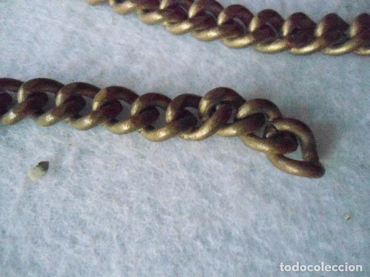Antig&uuml;edades: LOTE DE ANTIGUAS CADENAS DE METAL - Foto 7