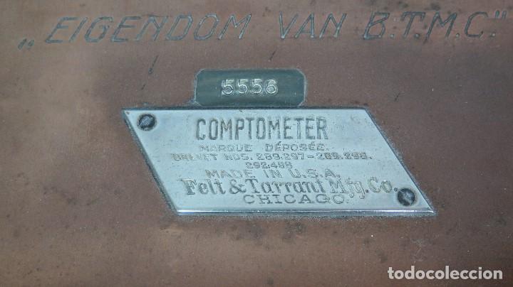 Antig&uuml;edades: CALCULADORA COMPTOMETER. EIGENDOM VAN B.M.T.C - Foto 7