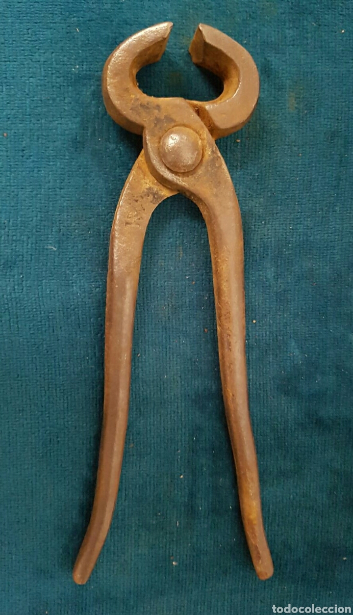 Antig&uuml;edades: Tenaza de forja 25 cm. # - Foto 1