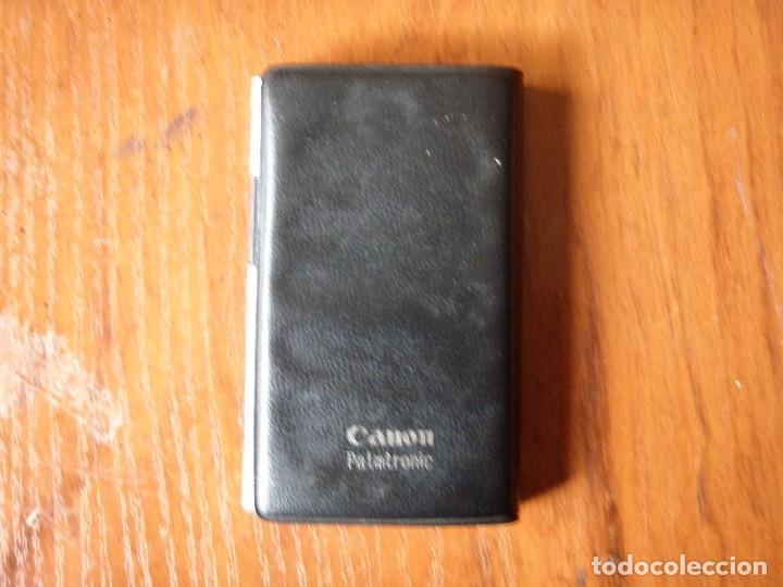 Antig&uuml;edades: CALCULADORA CANON PALMTROMIC 8S FUNCIONANDO CON FUNDA - Foto 3