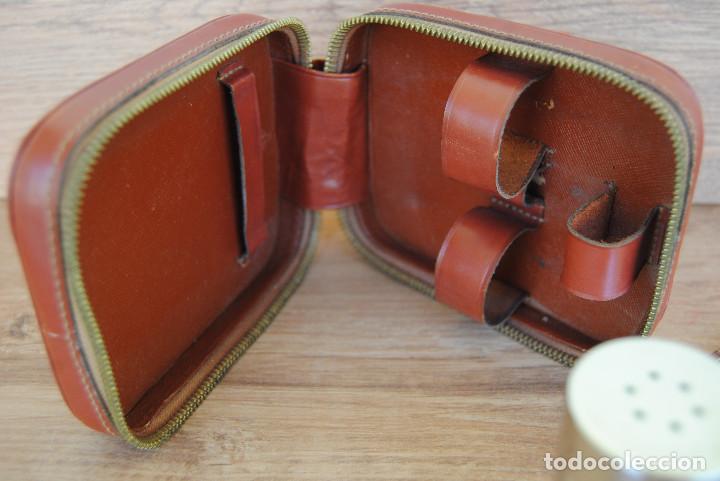 Antig&uuml;edades: Conjunto de afeitado antiguo ESTUCHE 5 PIEZAS - Foto 3