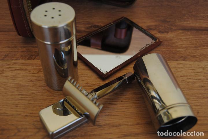 Antig&uuml;edades: Conjunto de afeitado antiguo ESTUCHE 5 PIEZAS - Foto 4