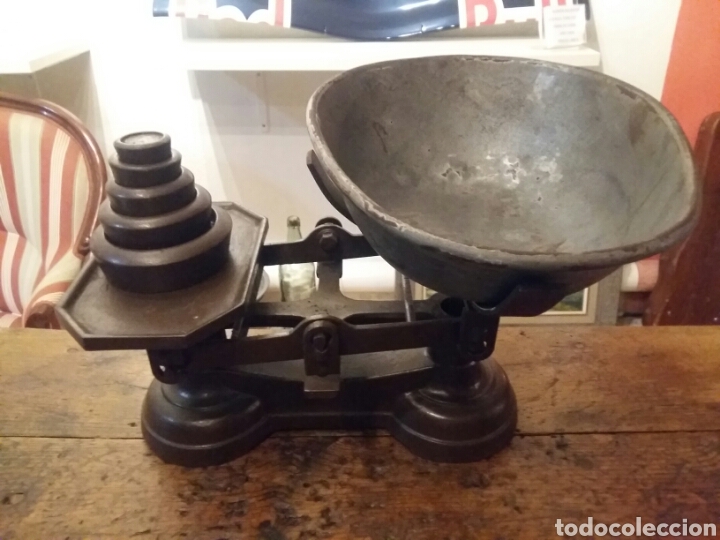 Antig&uuml;edades: Balanza inglesa antigua de Wolverhampton - Foto 1