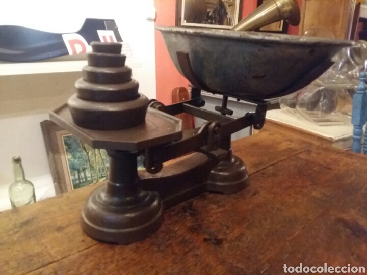 Antig&uuml;edades: Balanza inglesa antigua de Wolverhampton - Foto 2