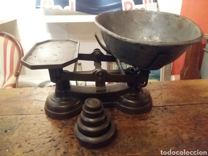 Antig&uuml;edades: Balanza inglesa antigua de Wolverhampton - Foto 4